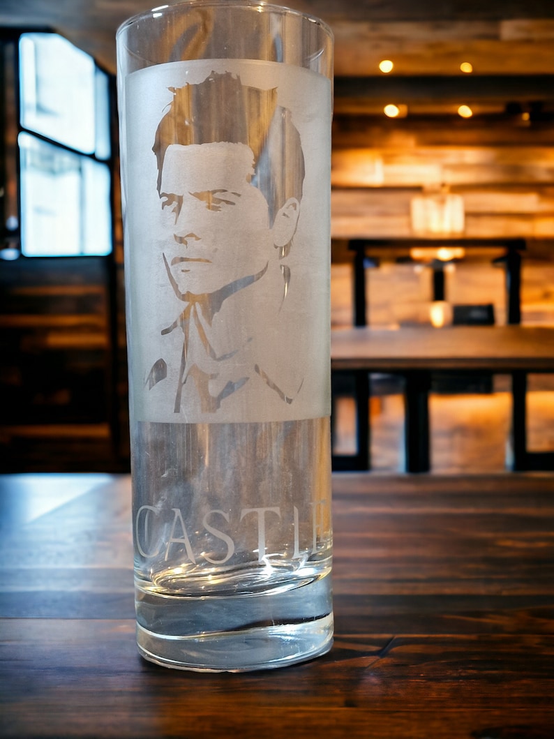 Supernatural Highball drinking glass castiel