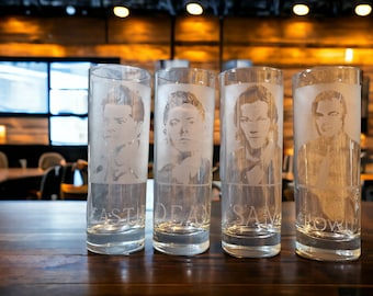 Supernatural Highball drinking glass