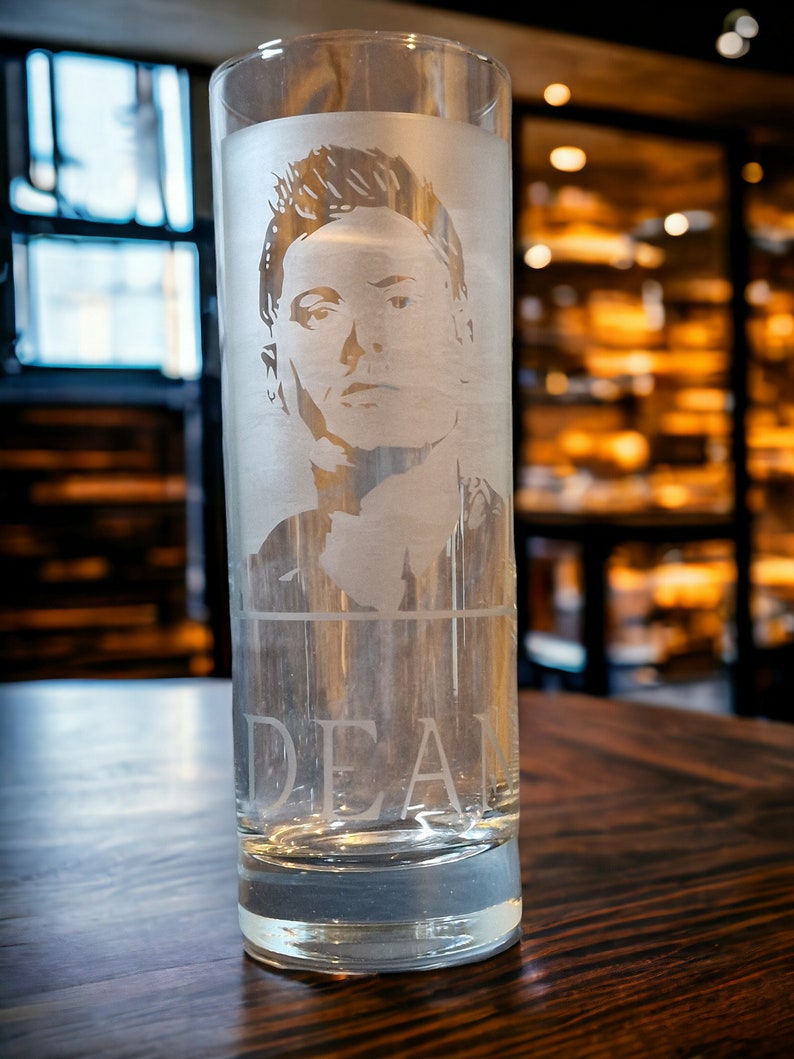 Supernatural Highball drinking glass dean