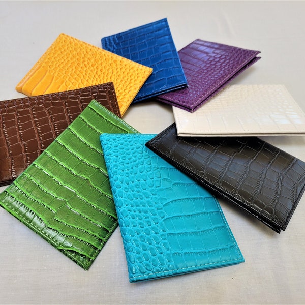 Passport Case, Passport Holder, Vegan Leather, Passport Cover, Beautiful Ultra Soft Feel, Multi Colours, Passport Protector