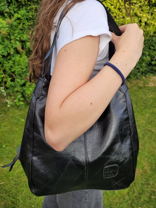 Borsa A Tracolla Donna In Pelle Vegana, Grande Capacità, Con Tracolla Larga Regolabile - Moda 2025, Regalo Per Compleanno O Natale