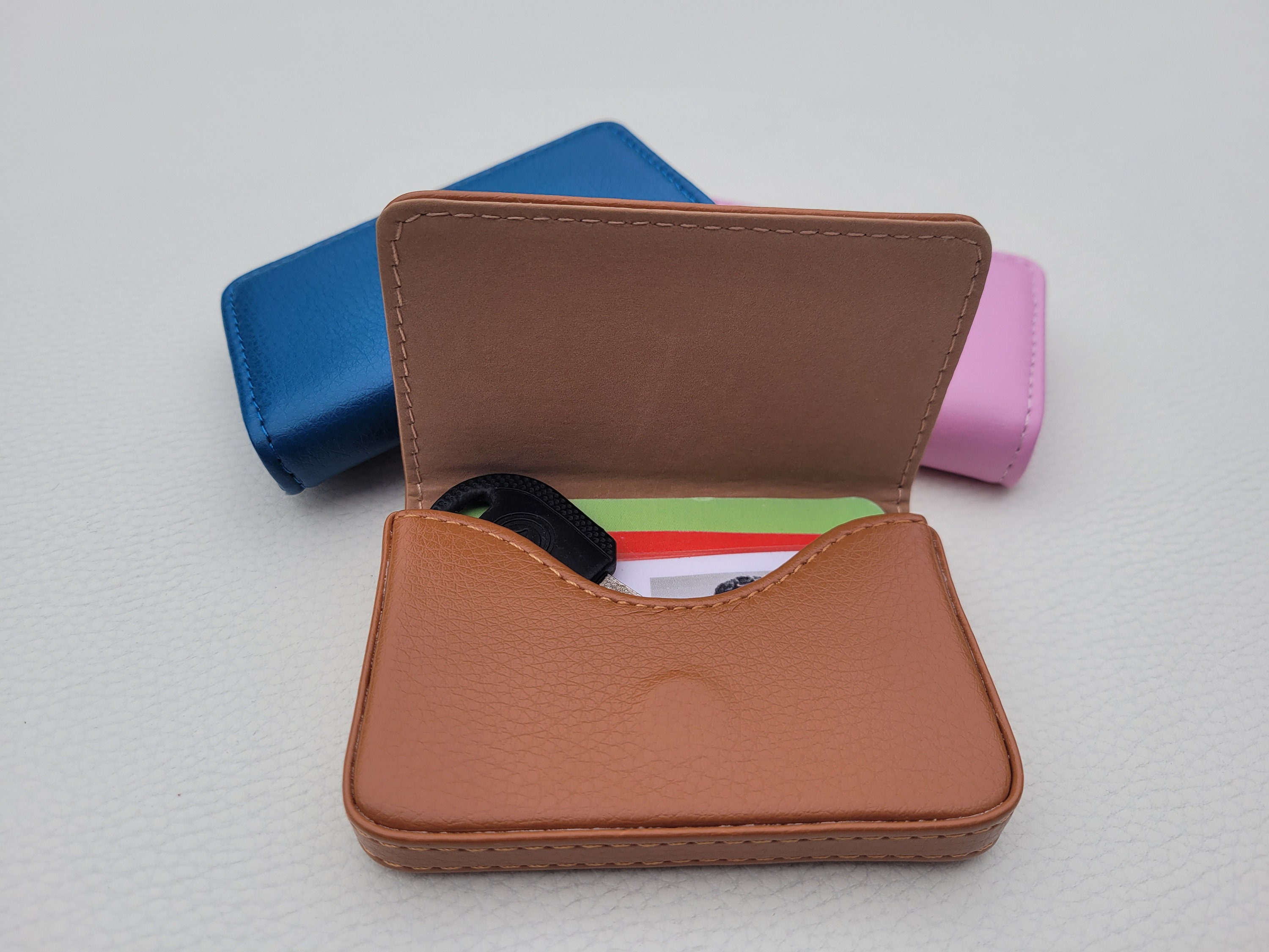 Vegan Leather Card Holder, Aluminium Case, Card Wallet, Magnetic Fastening, Business Card Case, Porte Carte, Multi Colours - Etsy Vegan Leather Card Holder, Aluminium Case, Card Wallet, Magnetic Fastening, Business Card Case, Porte Carte, Multi Colours - Etsy