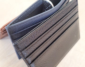 Buy Slim Leather Credit Card Holder: Minimalist Card Wallet Online