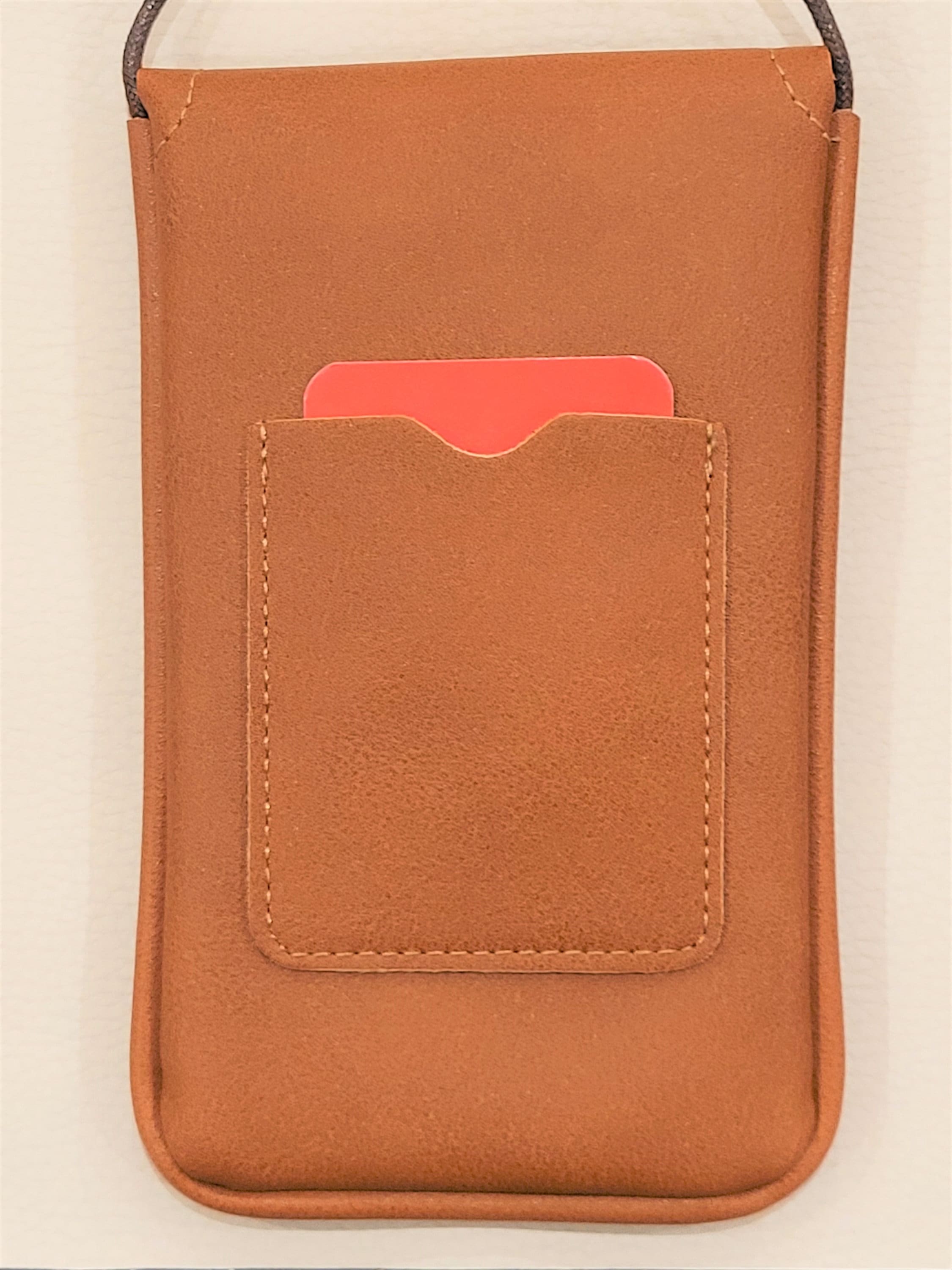 Slim Mobile Phone Bag, Adjustable Strap Length, Vegan Leather, Phone Shoulder Bag, Crossbody Bag, Multi Colours, Cell Phone Bag