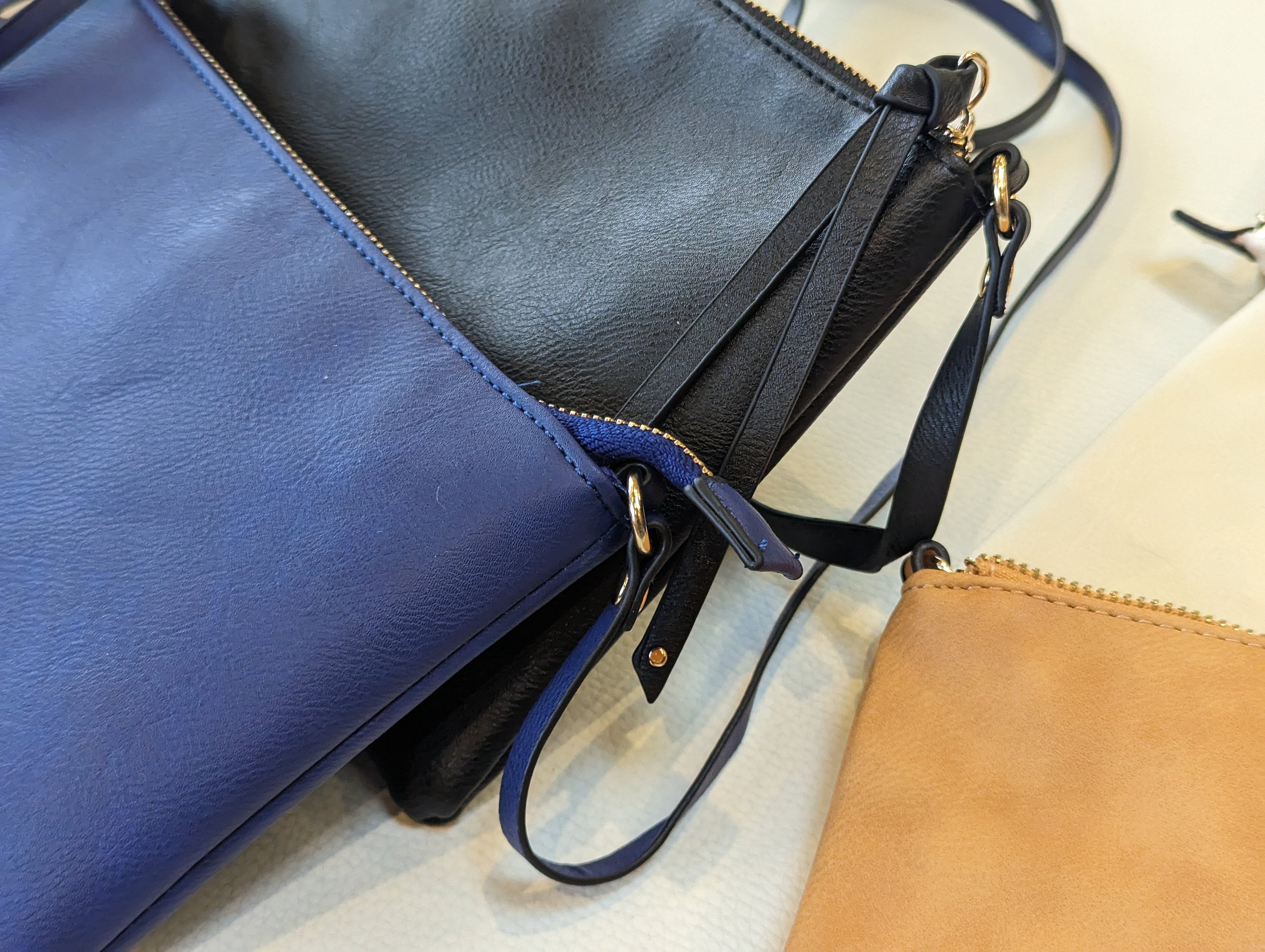 Mini Handbag, Small Square Handbag, Vegan Leather, Multi