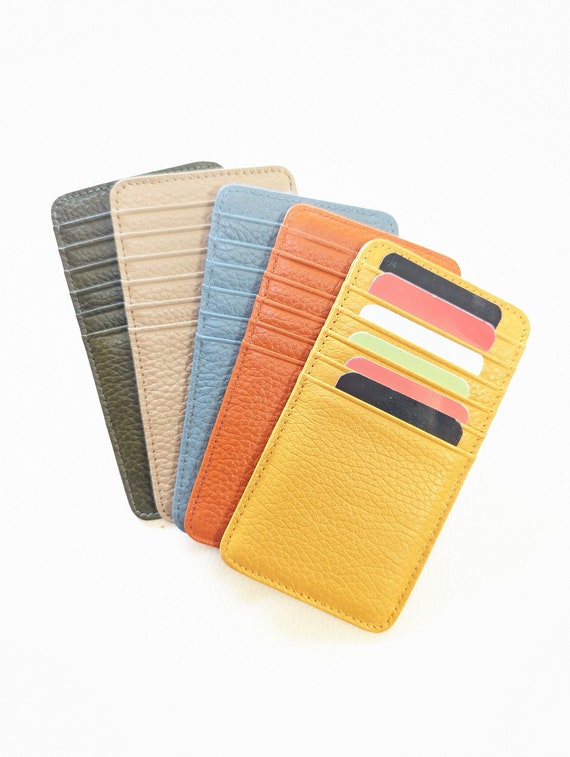 Porta Carte Di Credito Ultra Sottile In Vera Pelle Britannica - Foto 3