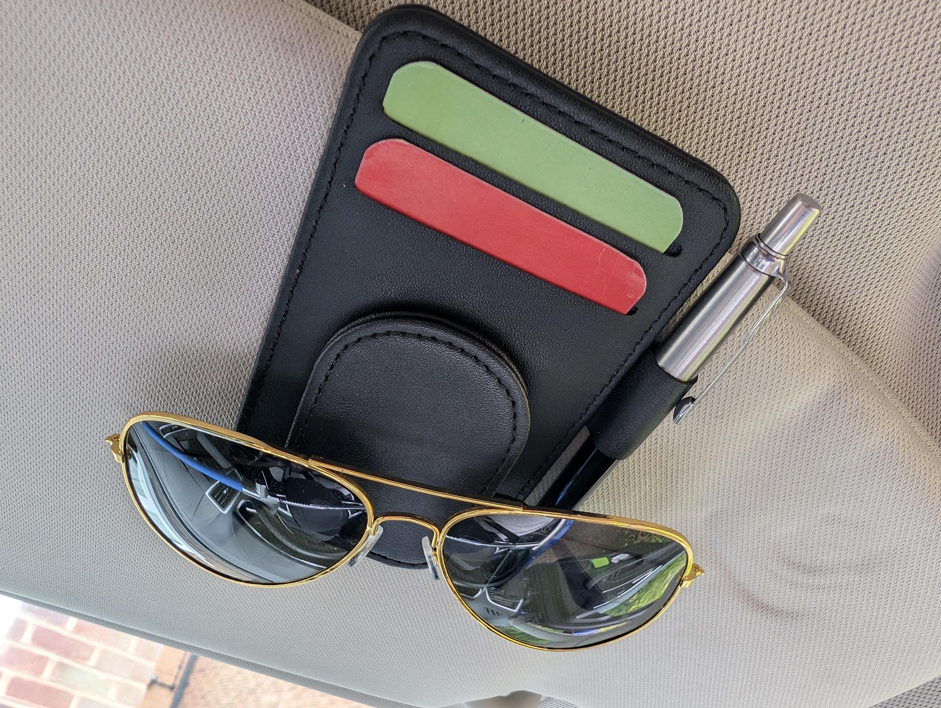 Sunglass Collector 5 Slot Eyeglasses Storage Case Black Folding Multi Compartment Hanging Eyeglass Display - View #12