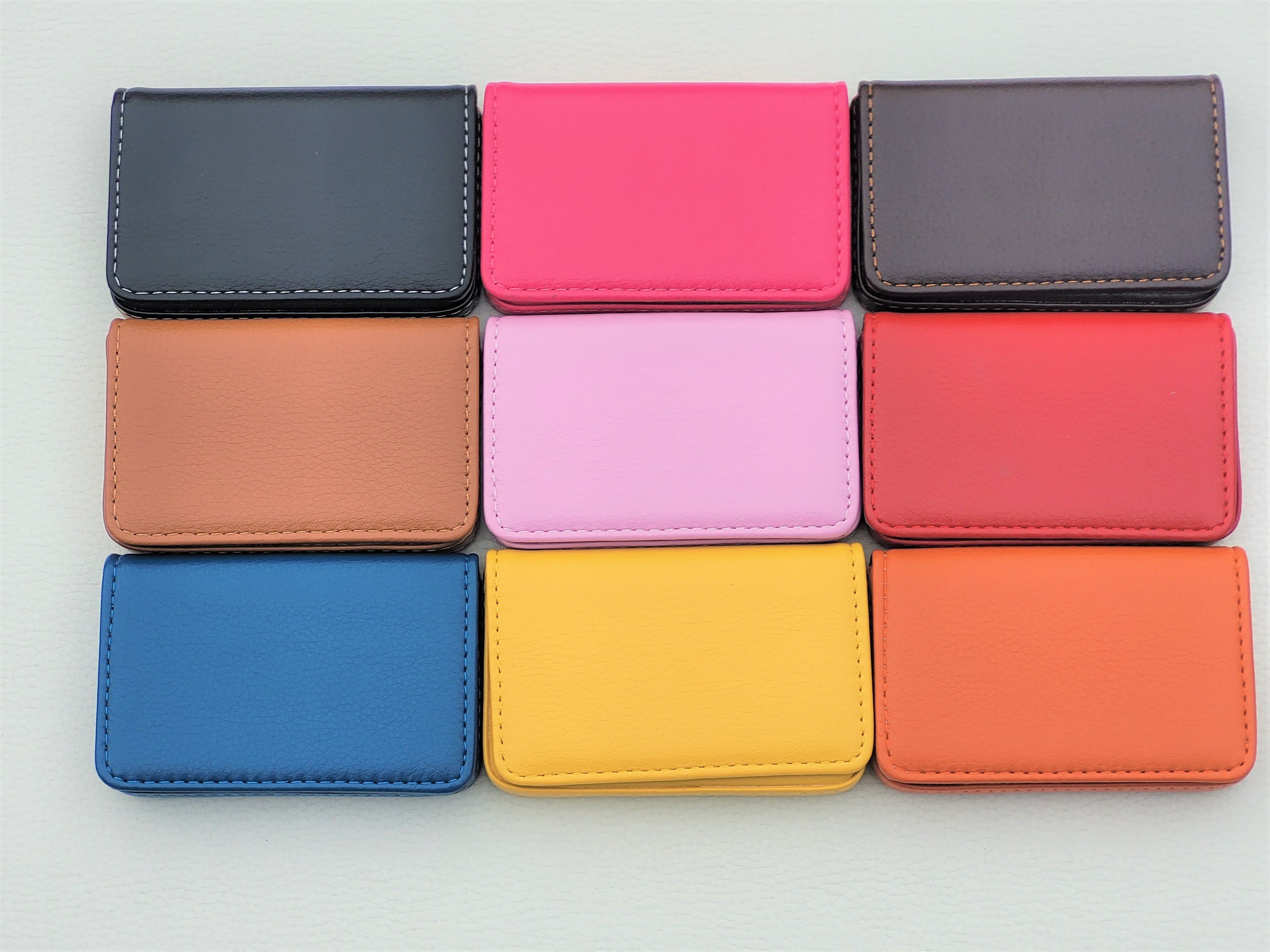 Vegan Leather Card Holder, Aluminium Case, Card Wallet, Magnetic Fastening, Business Card Case, Porte Carte, Multi Colours - Etsy Vegan Leather Card Holder, Aluminium Case, Card Wallet, Magnetic Fastening, Business Card Case, Porte Carte, Multi Colours - Etsy