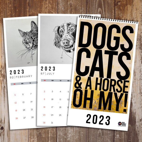 Furry Calendar Etsy