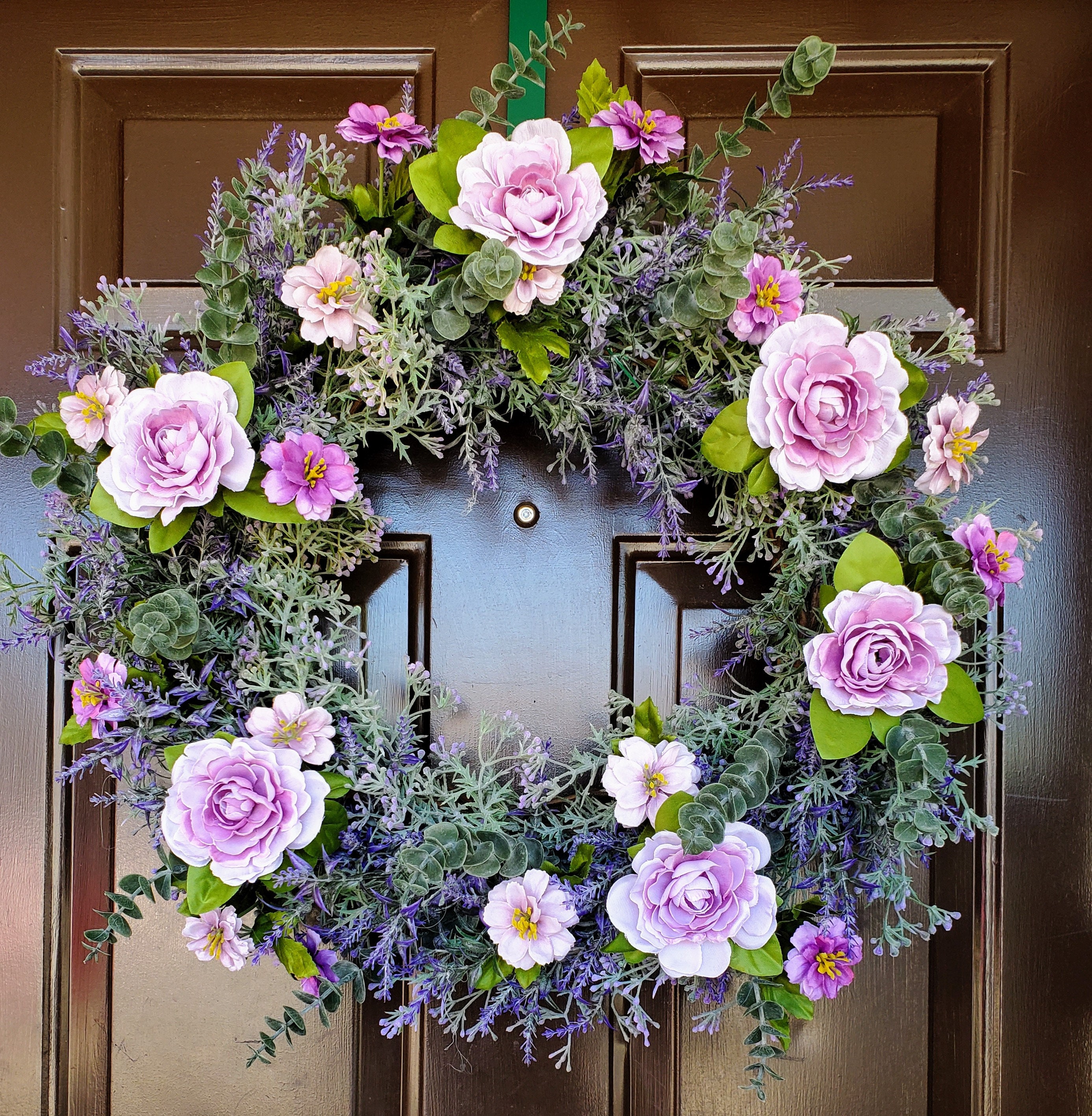 Farmhouse Decor  Lavender Bayleaf Wreath - TwoInspireYou