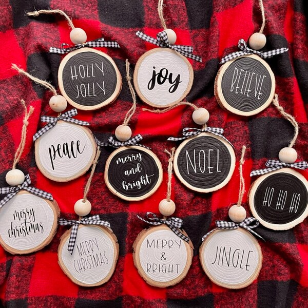 Farmhouse Ornaments Etsy