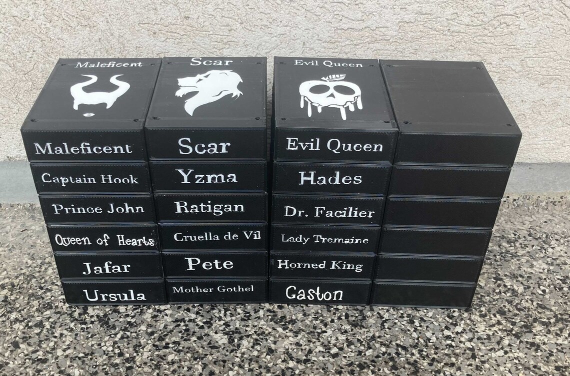 Disney Villainous Expansion Storage Mass Storage Solution Etsy