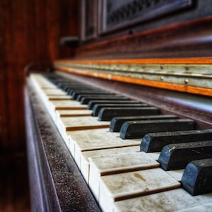 Silent Piano_Digital Urbex Piano Image_Urbex Photography, Abandoned Photography, Wallpaper, Exhibited Photographer