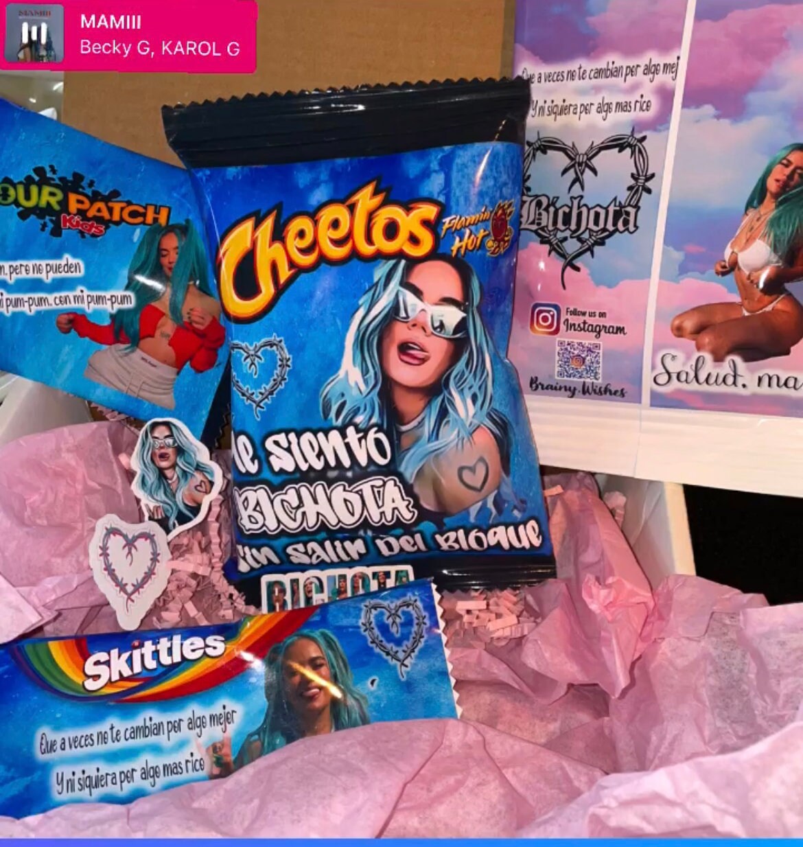 Karol G Chip Bag Bundle Bichota Chip Bag Bundle Karol G Chip Etsy