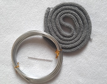 Knitted Wire Word Kit: DIY Home Decor Craft for Beginners
