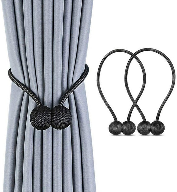 2pcs Holdback for Blackout and Sheer Window Draperies Magnetic Curtain Tiebacks 2pcs Holdback for Blackout and Sheer Window Draperies Magnetic Curtain Tiebacks