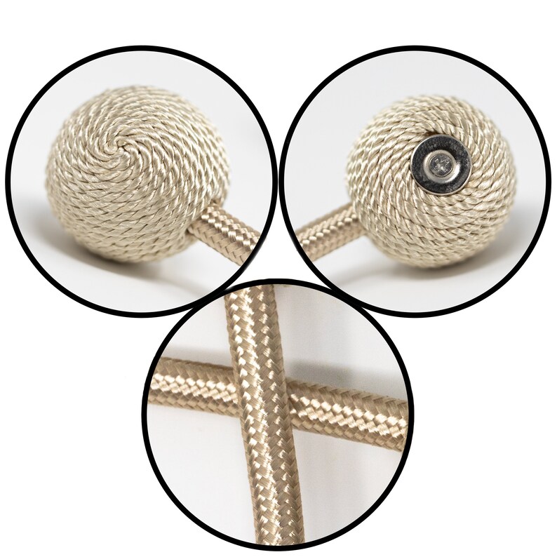 Curtain Tie Back 2 PCS Weave Holdbacks Holders Etsy