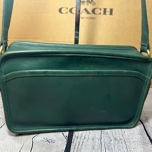 Green Vintage Coach Bag - Etsy Canada