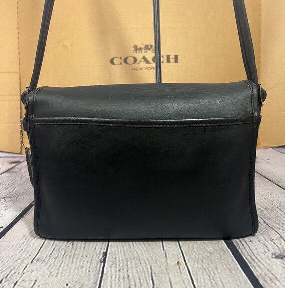 Vintage COACH 9795 Spectator Bag Black Leather Made NYC '80s Vintage COACH 9795 Spectator Bag Black Leather Made NYC '80s