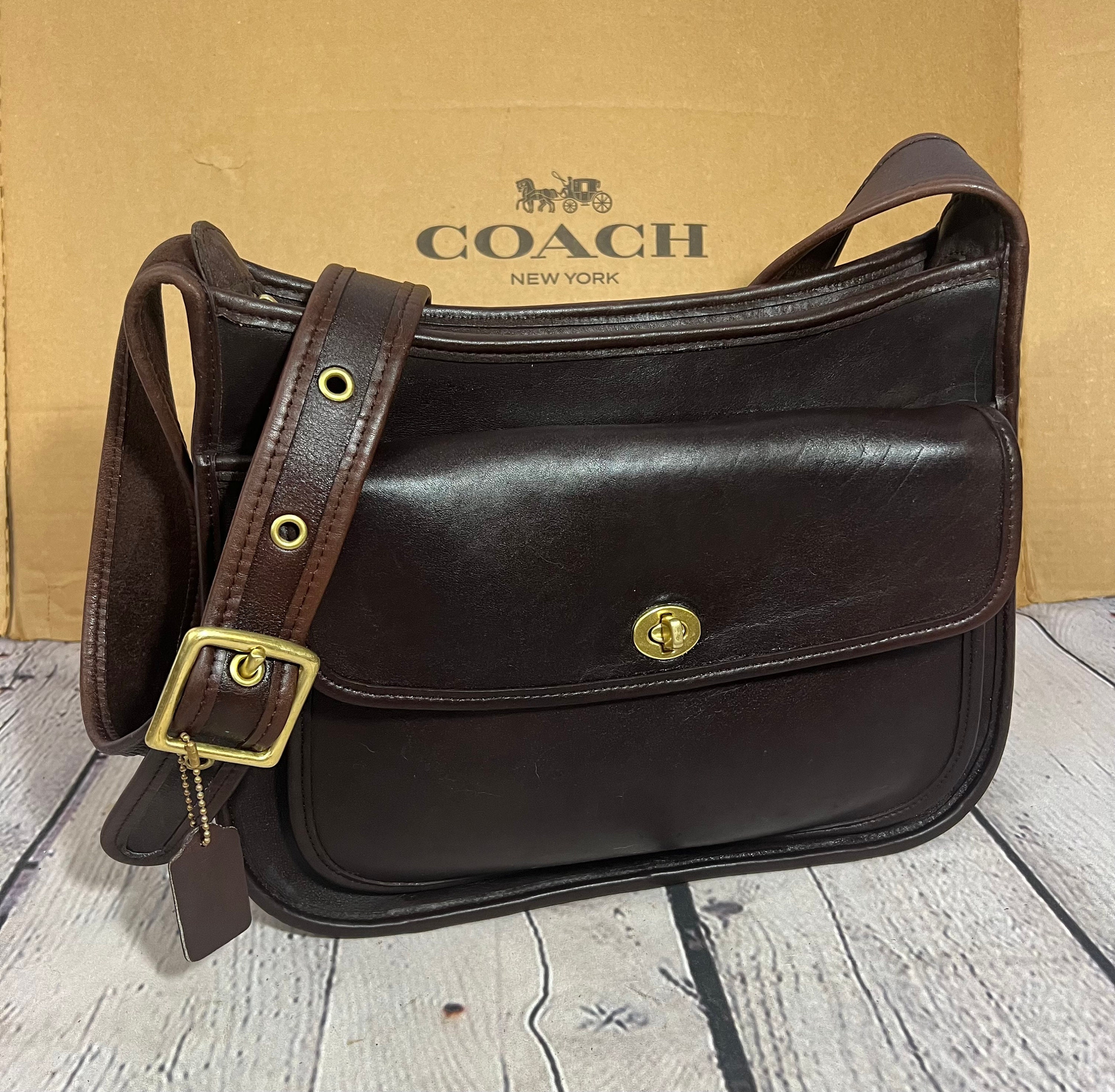 Vintage COACH Taft 9980 Shoulder Bag Gorgeous Mahogany Brown Vintage COACH Taft 9980 Shoulder Bag Gorgeous Mahogany Brown
