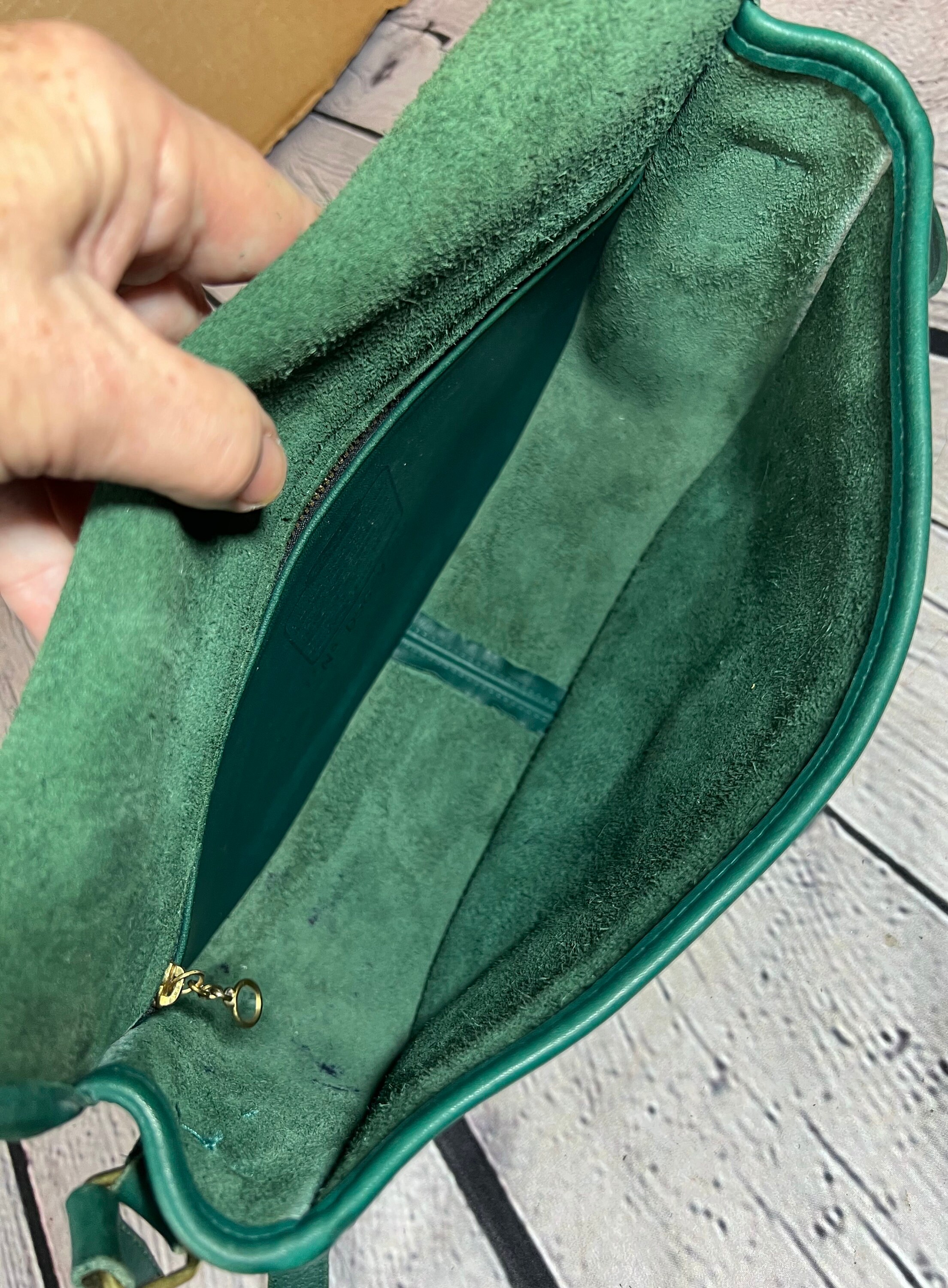 Vintage COACH 9790 City Bag in Rare JADE GREEN Exc Cond! - Etsy Israel