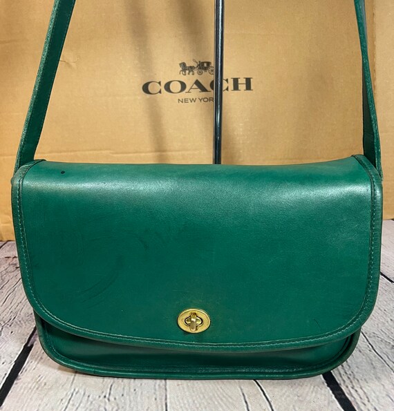 Vintage COACH 9790 City Bag in Rare JADE GREEN Exc Cond! - Etsy Israel