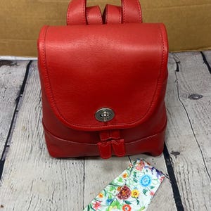 vintage coach old ✨9960 leather bag read VINTAGE COACH BROWN LEATHER 9960 DAY PACK BACKPACK PURSE