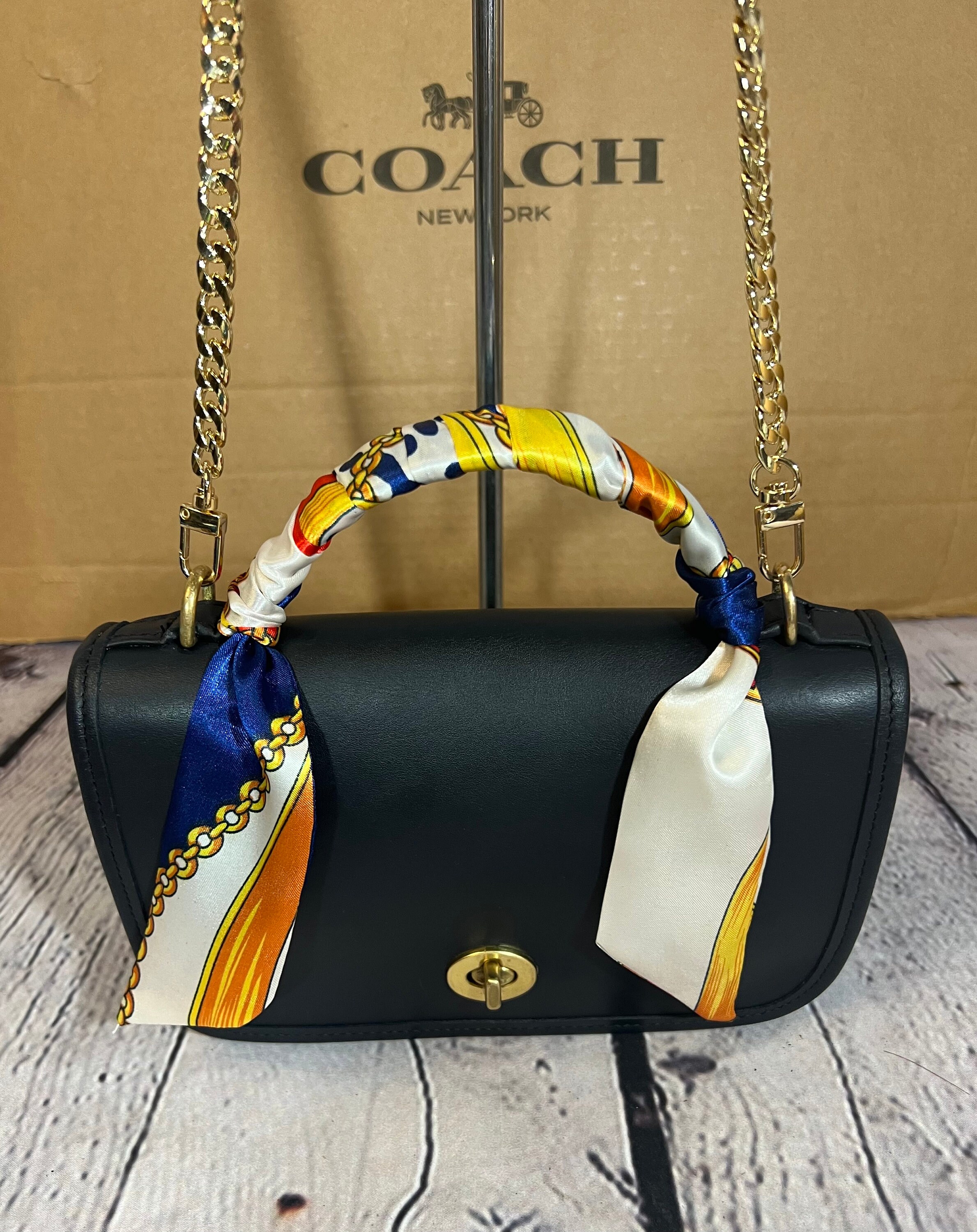 Coach, Bags, Lucky Penny Coach Pennie Card Case In Signature Canvas