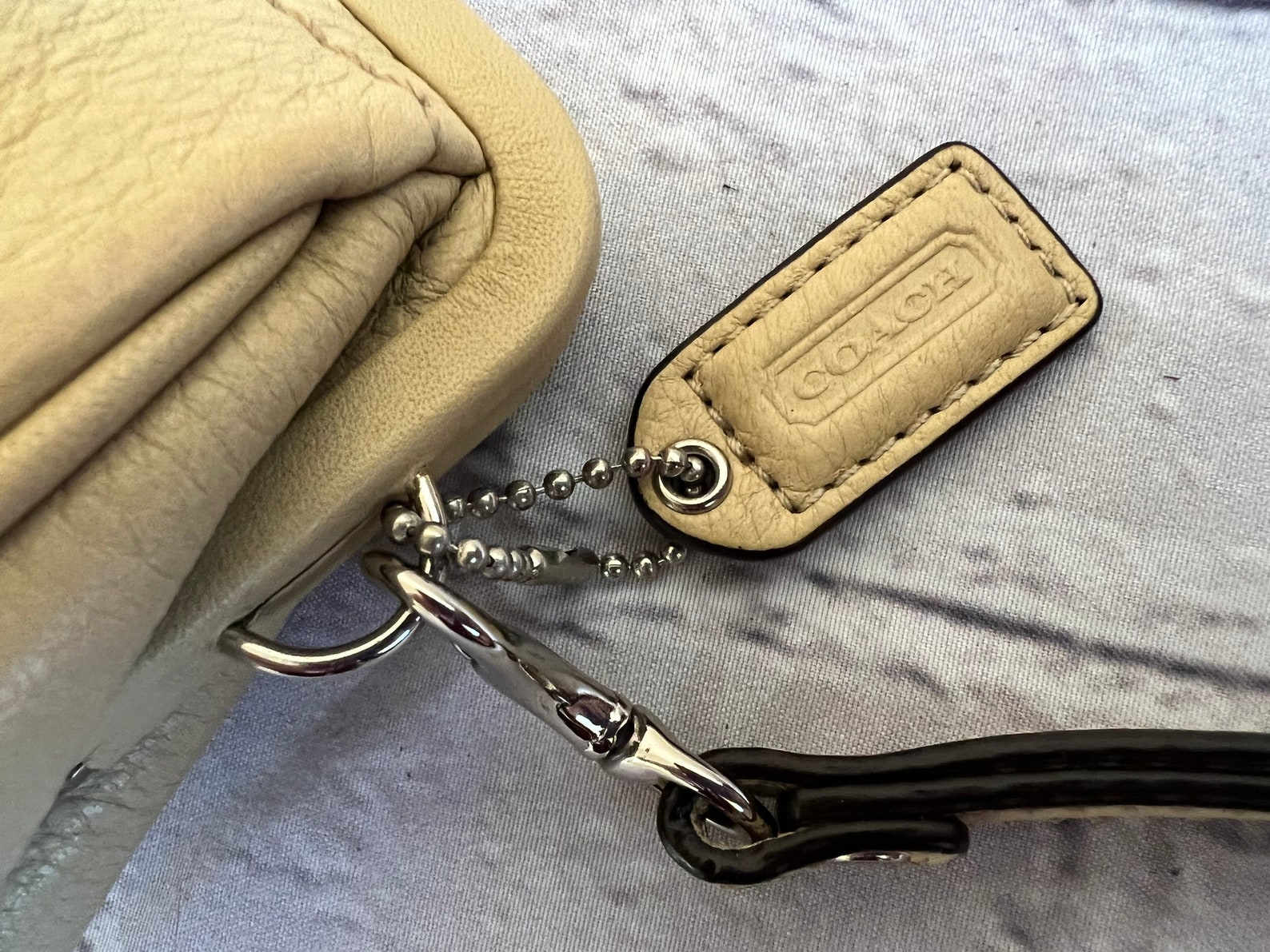 Vintage Coach Soho Kisslock Leather Framed Wristlet Clutch Etsy