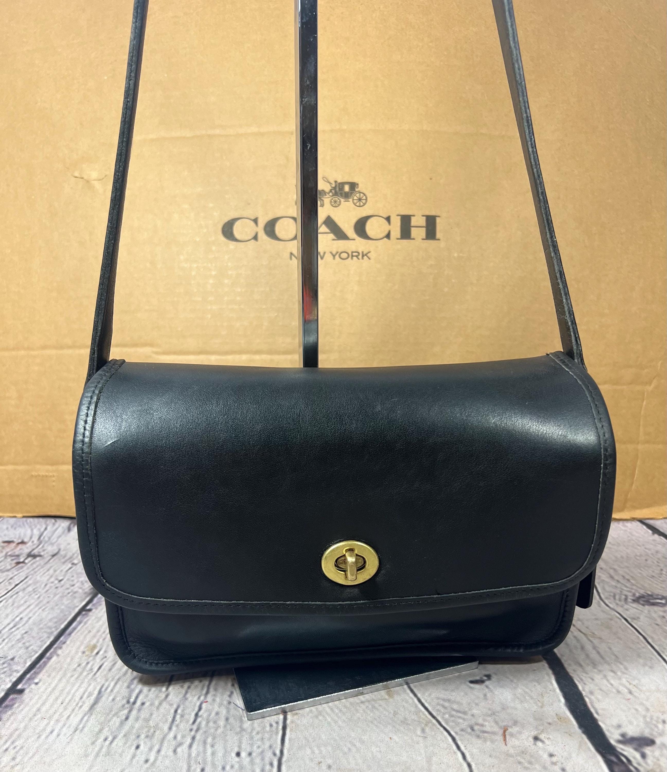 ヴィンテージ　COACH コーチ　バッグ　BAG 黒　ブラック　美品 RARE VINTAGE COACH (OLD COACH オールドコーチ) CLASSIC