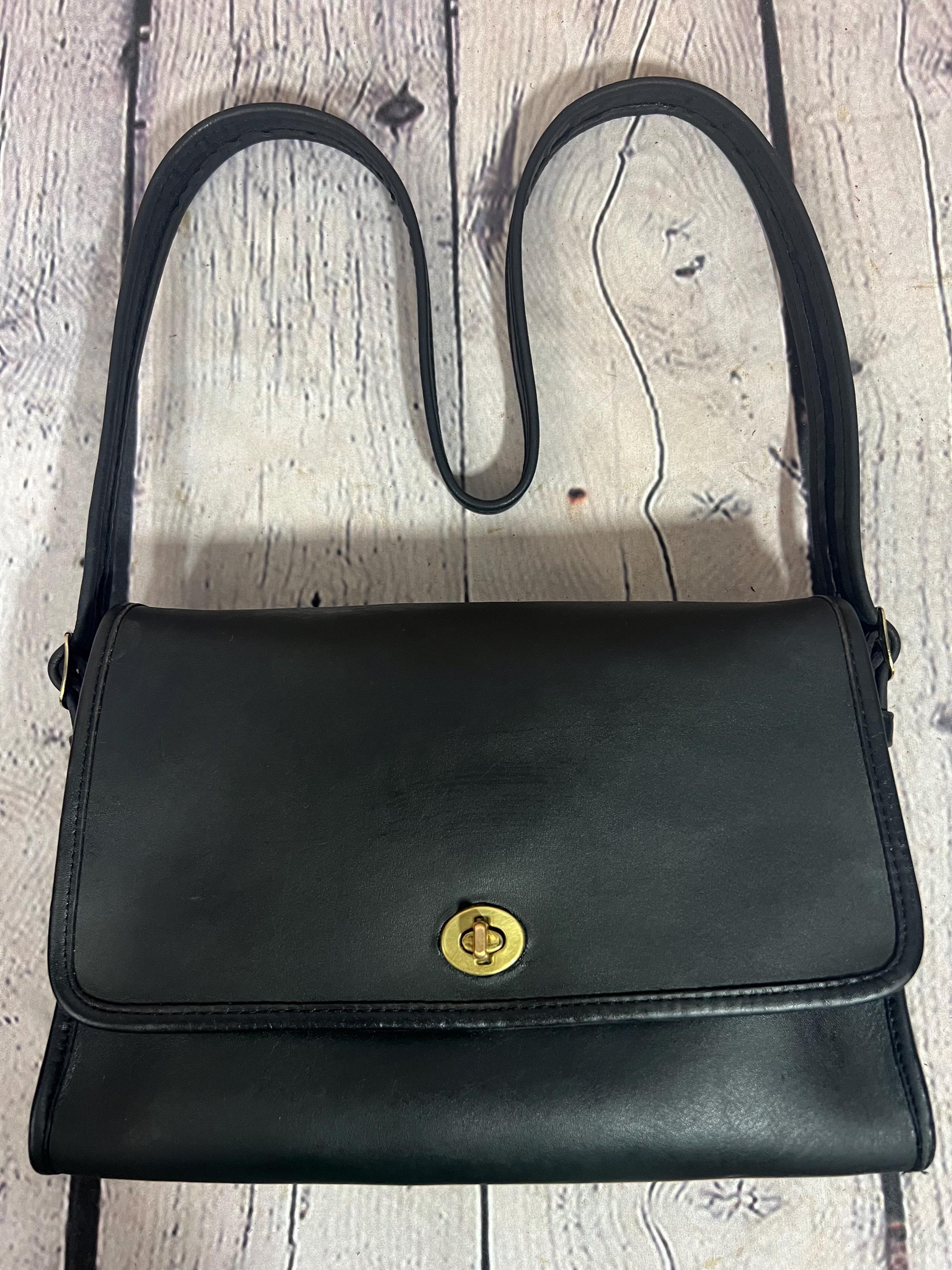 Vintage COACH 9795 Spectator Bag Black Leather Made NYC '80s Vintage COACH 9795 Spectator Bag Black Leather Made NYC '80s