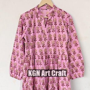 Block Print Dress, Women Dress, Cotton Dress Summer Dress Women Floral Dress Women, Boho Dress, Beach Dress, Vacation New Inidan Print Dress