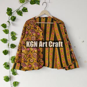 Quilted Jacket Cotton Bohemian New Style Winter Jacket Coat Street Wear Boho Quilted Reversible Jacket For Women Women Wear New Style Jacket