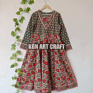 Boho Dress, Beach Dress Vacation New Inidan Print Dress Block Print Dress, Women Dress, Cotton Dress Summer Dress Women Floral Dress