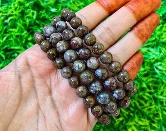 Natural Pietersite Bracelet | 8MM Pietersite Bracelet | Wisdom, Creativity, Meditation, Stress | Tempest Stone | Chakra | Protection