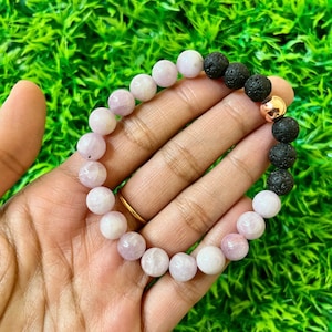 Gemstone Finger Mala 9 Beads, Worry Beads Mini Mala, Aromatherapy