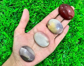 Mookaite Jasper Worry Stone | Healing Crystal Chakra Worry Stone | Palm Meditation Stone | Pocket Stone | Anti Anxiety Worry Stone | Gifts