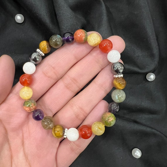 Hormone Balance & Fertility Bracelet, PCOS Energy Bracelet, Natural Gemstone Beaded Jewelry, Handmade Women's Health Accessory, Gift for Her