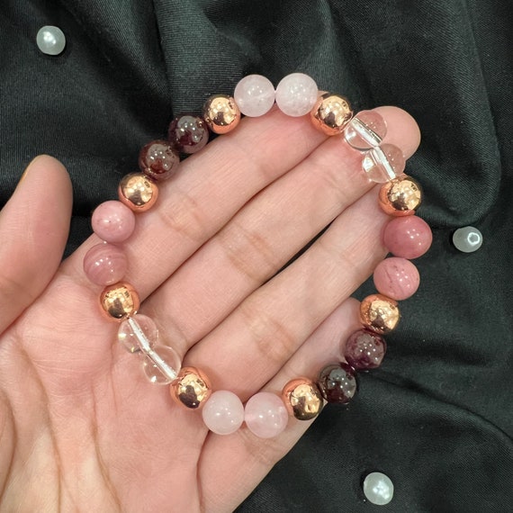 Soulmate Love Bracelet Law of Attraction Crystals Couple Bracelets Love Crystals Jewelry Anniversary Gifts Manifest Self Love