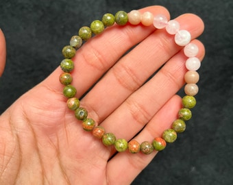 Healthy Pregnancy & Delivery Gemstone Bracelet | Pregnancy Gift for Mother and Baby, Pregnancy Gift Idea, Maternity Wellness Crystal Jewelry