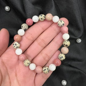 Love Infusion Beaded Bracelet - Attract Love - Manifest Love & Connection - Couple Bracelet - Love Spell - Jewelry Gift - Love Healing Mala