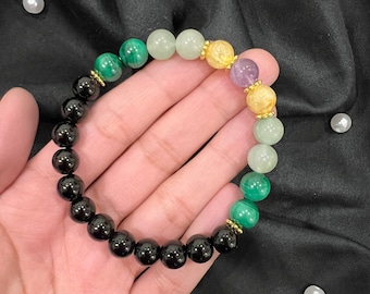 Prosperidad, dinero y abundancia éxito pulsera con cuentas - pulsera de éxito profesional - pulsera de dinero - éxito de riqueza - muñeca manifiesta Mala