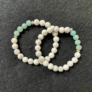 Friendship Duality Gemstone Bracelet | 8mm Healing Mala | Natural Gemstone | BFF Bracelet | Matching Bracelet | Gift for friends | Couple