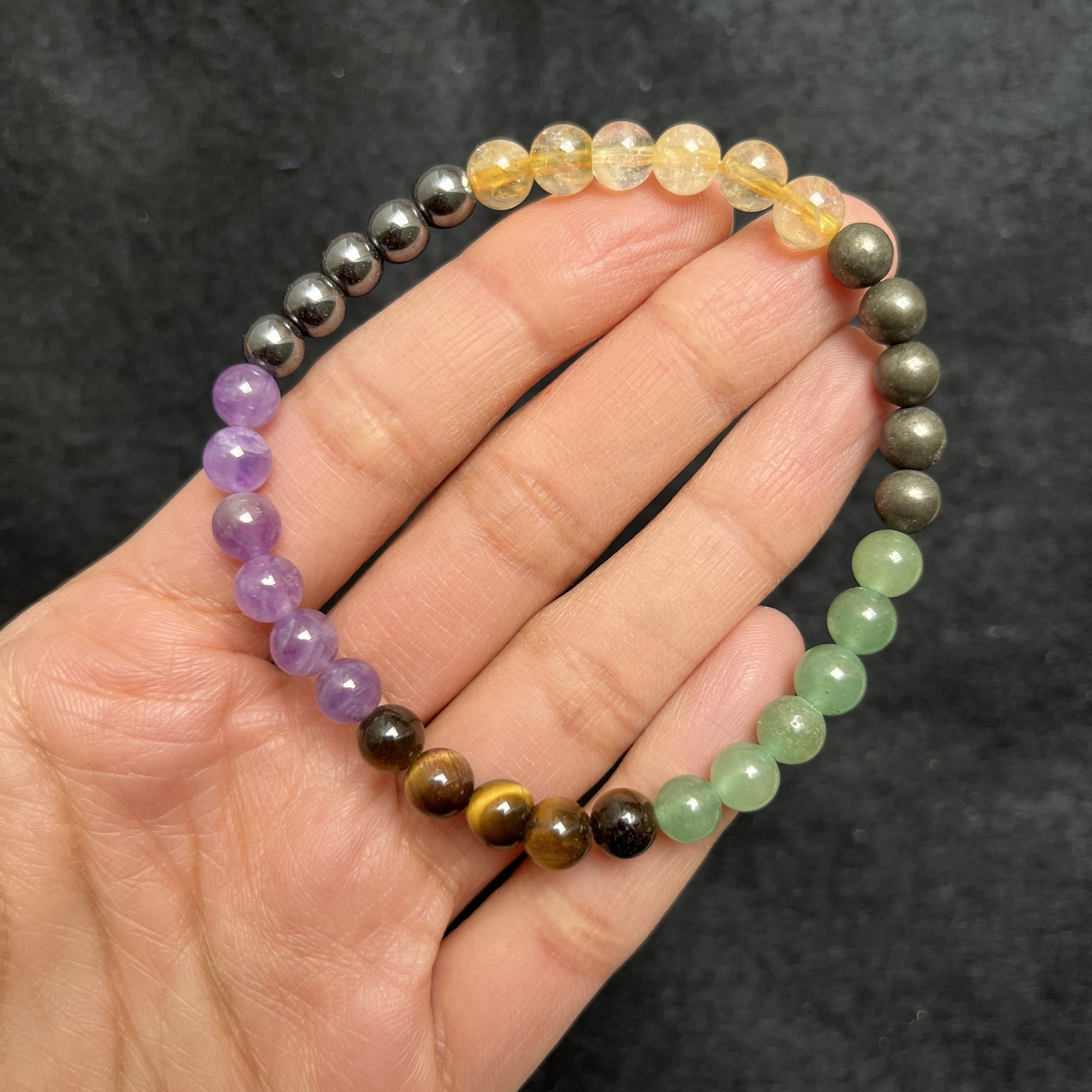 Pulsera para generar dinero Pulsera de cuentas de mm para la