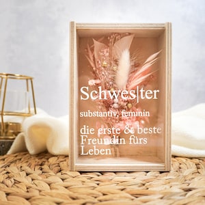 Gift box for sister | Gift for sister | Flower box | Christmas gift for sister