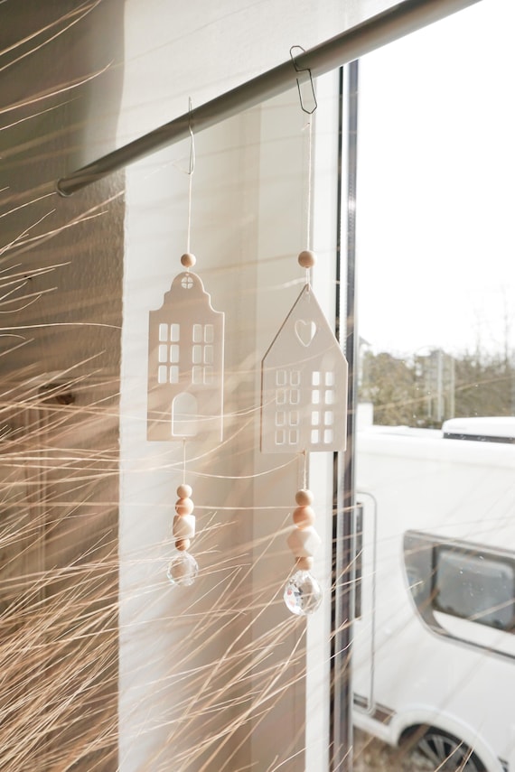 Frühlingsdeko Sonnenfänger | Fensterdeko | Achtsamkeit Geschenk | Sun Catcher | Hygge | Skandi Look | Yoga | spirituelles Geschenk