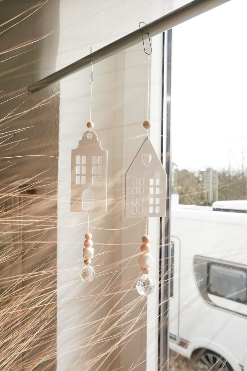 Frühlingsdeko Sonnenfänger | Achtsamkeit Geschenk | Sun Catcher | Fensterdeko | Hygge | Skandi Look | Yoga | spirituelles Geschenk