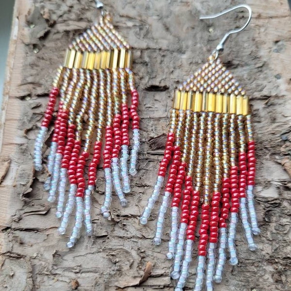 Indigenous Beadwork Earrings Etsy Canada