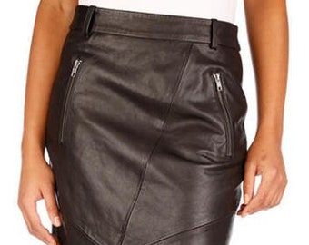 Leather Skirt,Women Skirt,Black Vegan leather skirt,Lon Skirt suit, Pencil skirt,Fall clothing women,Outfit women, Green Genuine leather 15