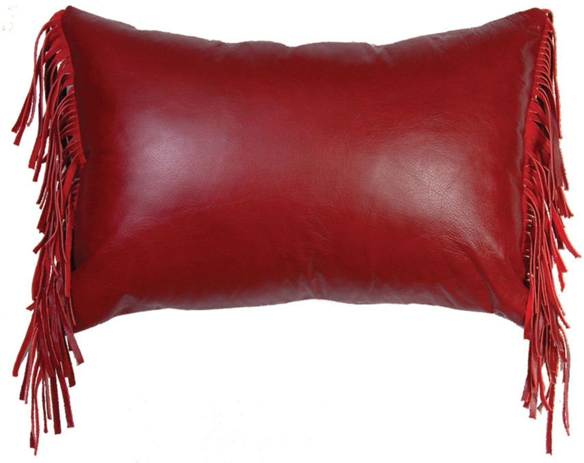 Leather Cushion Covers Soft Genuine Leather Pillow Case Gift Etsy